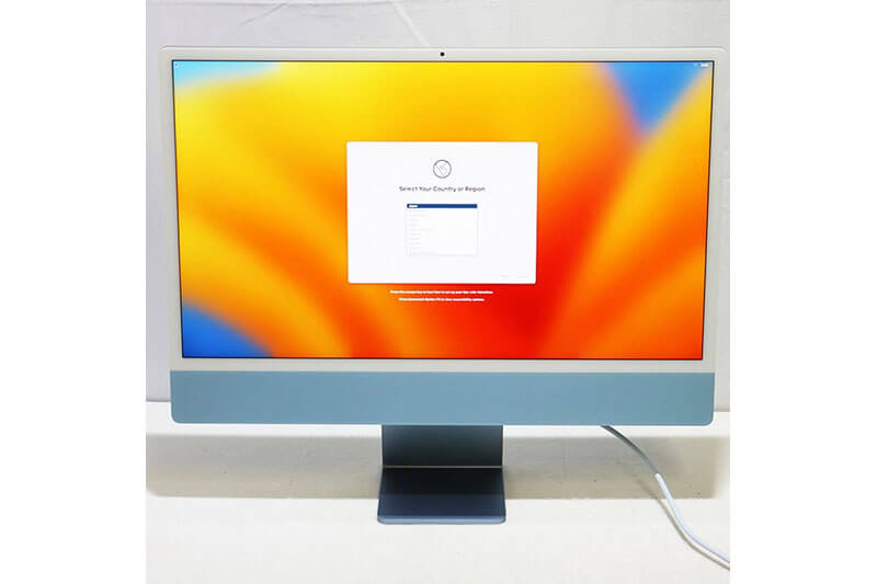 Apple iMac 24-inch M1 2021 カラー：ブルー 16GB/SSD 1TB｜中古買取価格123,000円