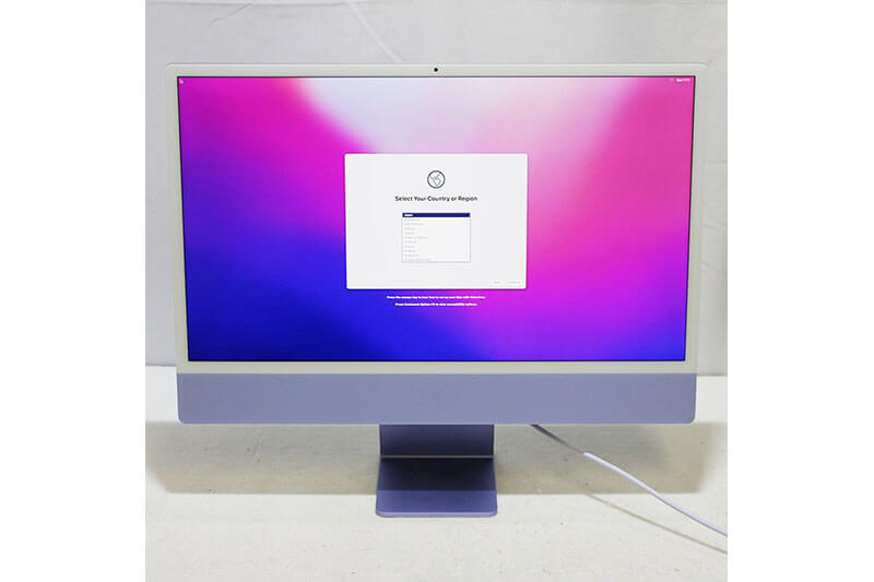 Apple iMac 24-inch M1 2021 G1313J/A A.2438 パープル 16GB/SSD 1TB｜中古買取価格127,000円